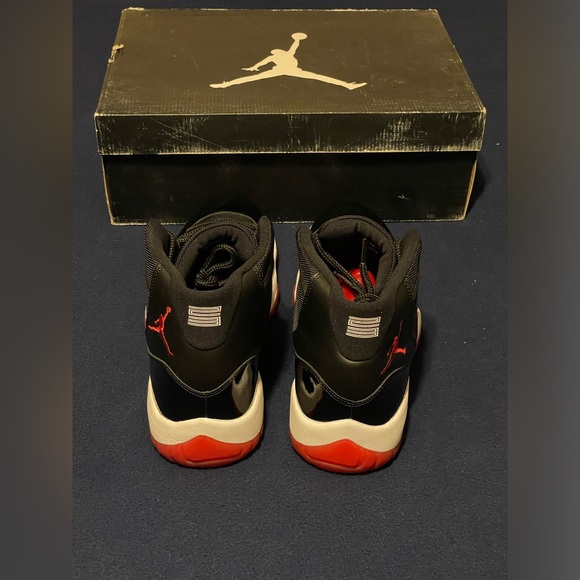Nike Air Jordan 11 Xl Retro Bred 2012 Size 13 Black Red White - Picture 6 of 16